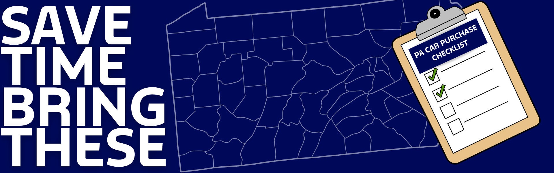 Save time bring these